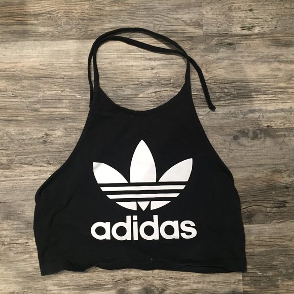 Adidas Halter Crop Top - Picture 1 of 1